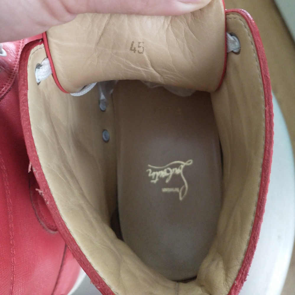 Authentic Christian Louboutin Flat Calf Sneakers - Picture 6 of 9